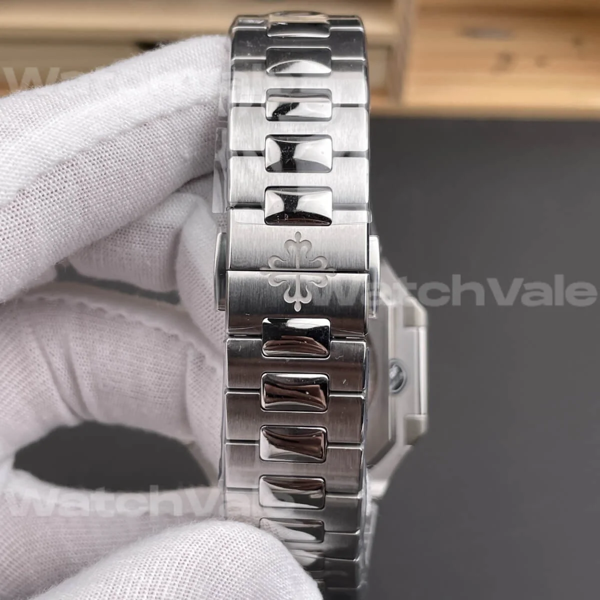 Patek Philippe Cubitus blue dial stainless steel super clone replica high quality finish