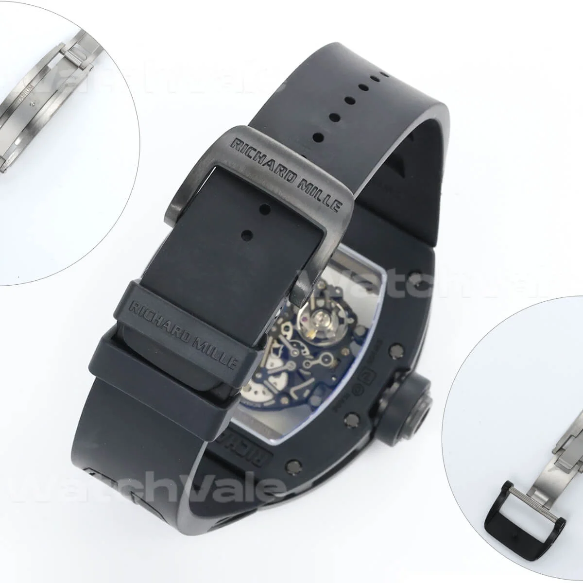 Richard Mille RM 055 Bubba Watson black ceramic super clone watch high-quality replica.