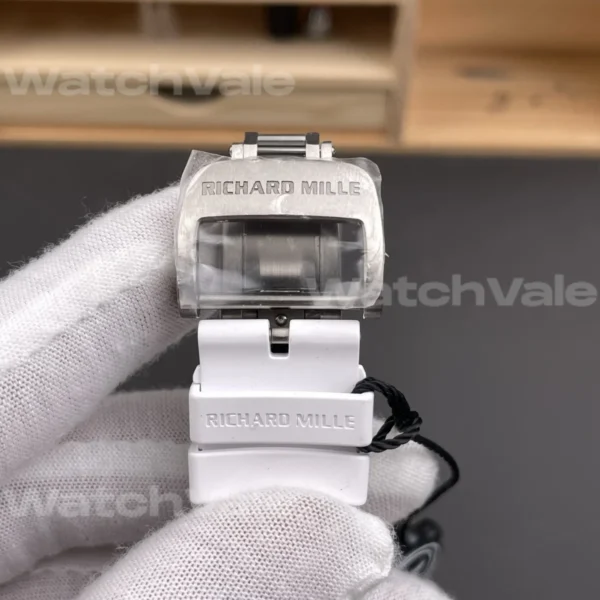 High-quality Richard Mille RM 055 White Ceramic Super Clone Replica for luxury watch collectors.
