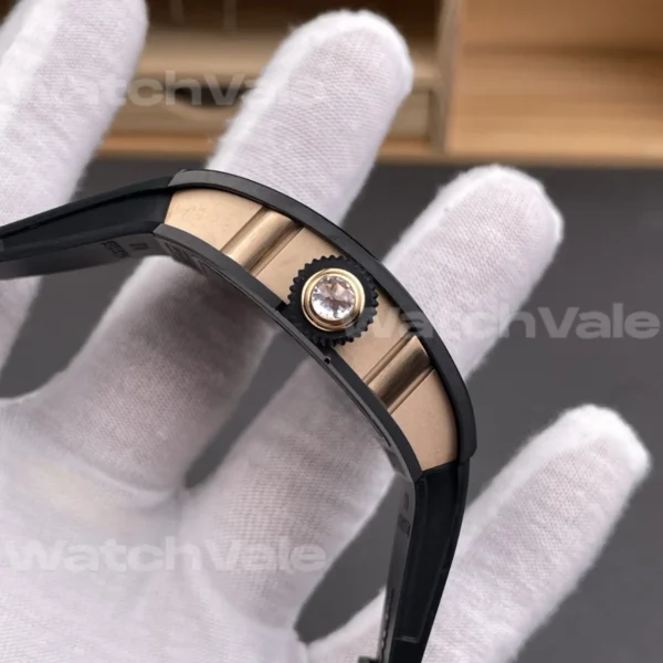 Richard Mille RM 07-01 Automatic Super Clone Replica premium black rubber strap luxury timepiece