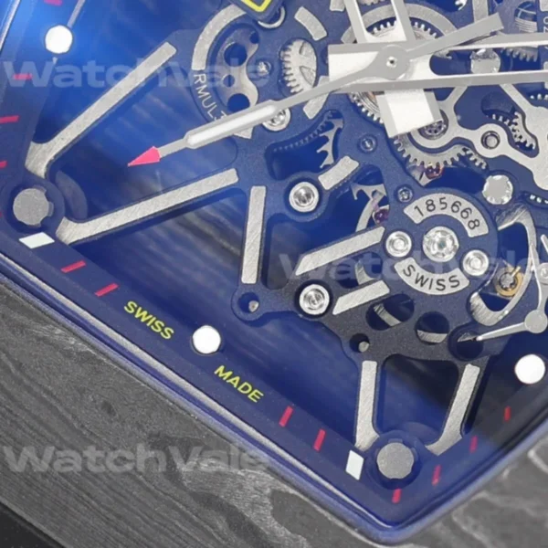 Richard Mille RM 35-01 Rafael Nadal Super Clone Replica Carbon TPT case and rubber strap