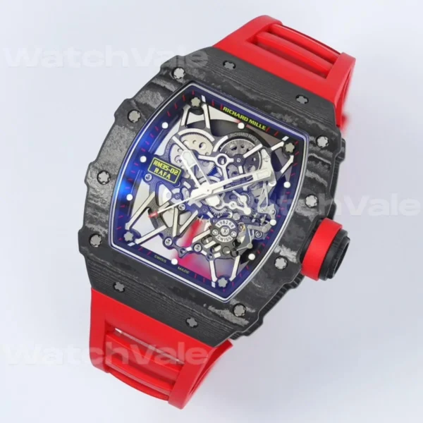 Luxury Richard Mille RM 35-02 Rafael Nadal Carbon TPT Super Clone Replica automatic watch.