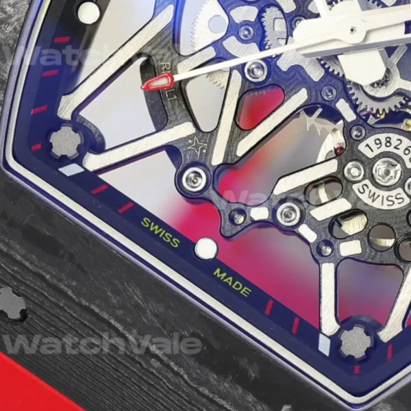 Premium Richard Mille RM 35-02 Rafael Nadal Super Clone Replica with Carbon TPT case and sapphire crystal.