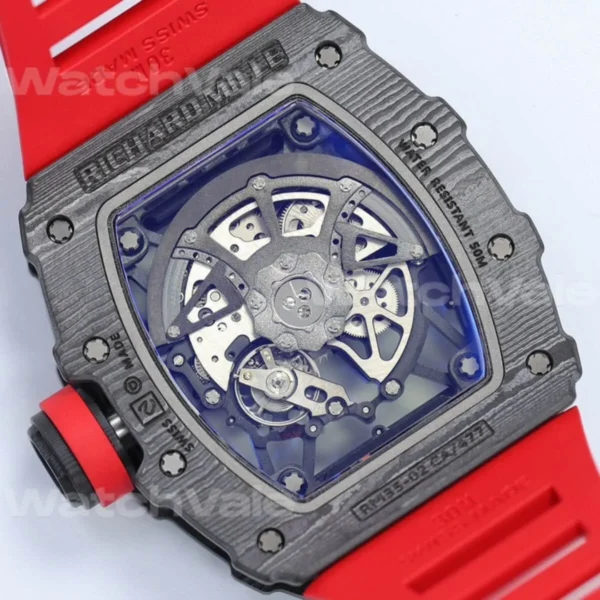 Richard Mille RM 35-02 Rafael Nadal automatic skeleton super clone replica luxury timepiece.