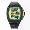 Richard Mille RM 61-01 Yohan Blake Super Clone Replica with skeleton dial and black carbon case