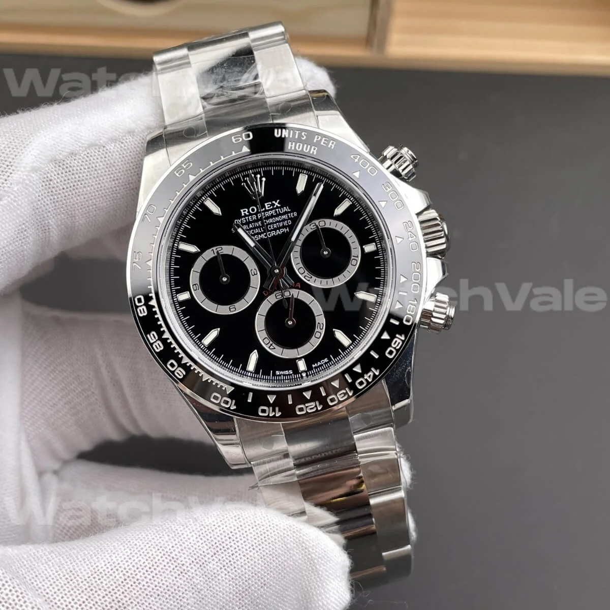 Rolex Oyster Perpetual Cosmograph Daytona 126500LN Black Dial Super Clone Replica - Image 2