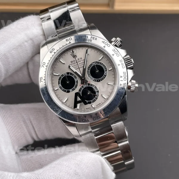 Rolex Daytona 126509 Super Clone Replica with Steel and Bright Black dial and Oyster bracelet