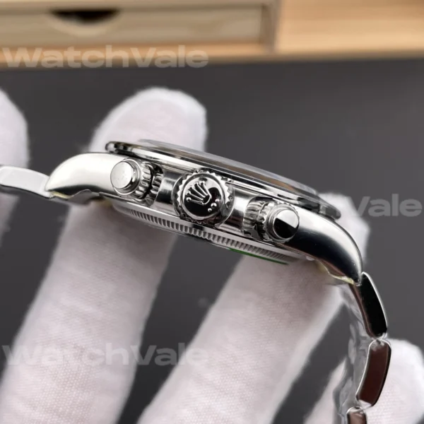 40mm Rolex Cosmograph Daytona 126509 White Gold Super Clone Replica close-up dial