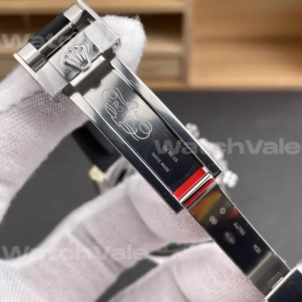 High-quality Rolex Daytona Super Clone Replica white gold case with black ceramic bezel
