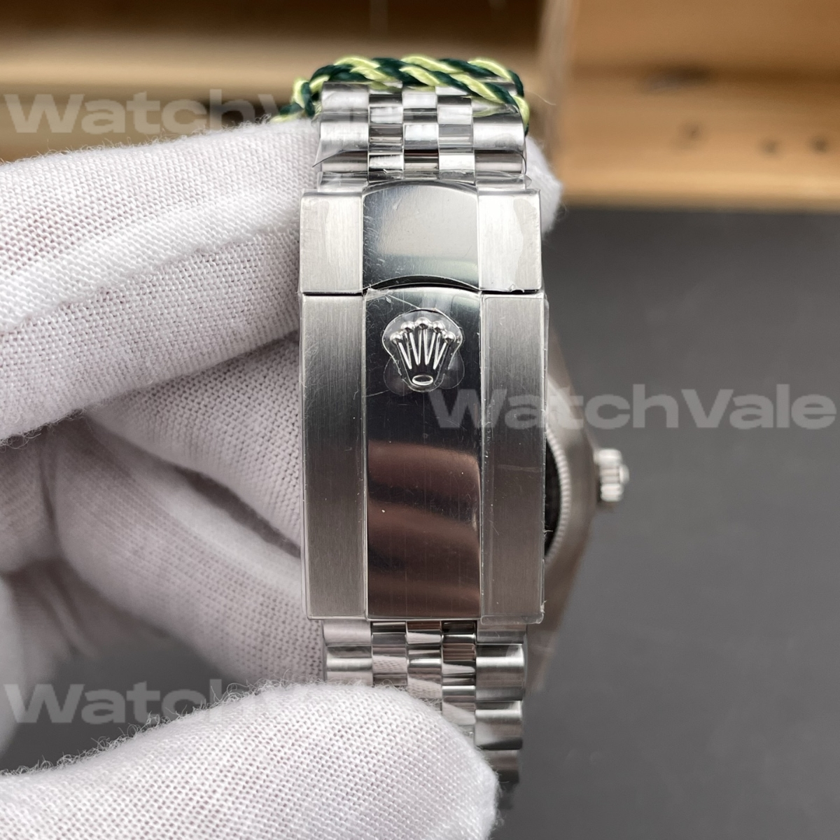 Rolex Sky-Dweller 336934 Blue Dial Replica Watch with White Gold Fluted Bezel