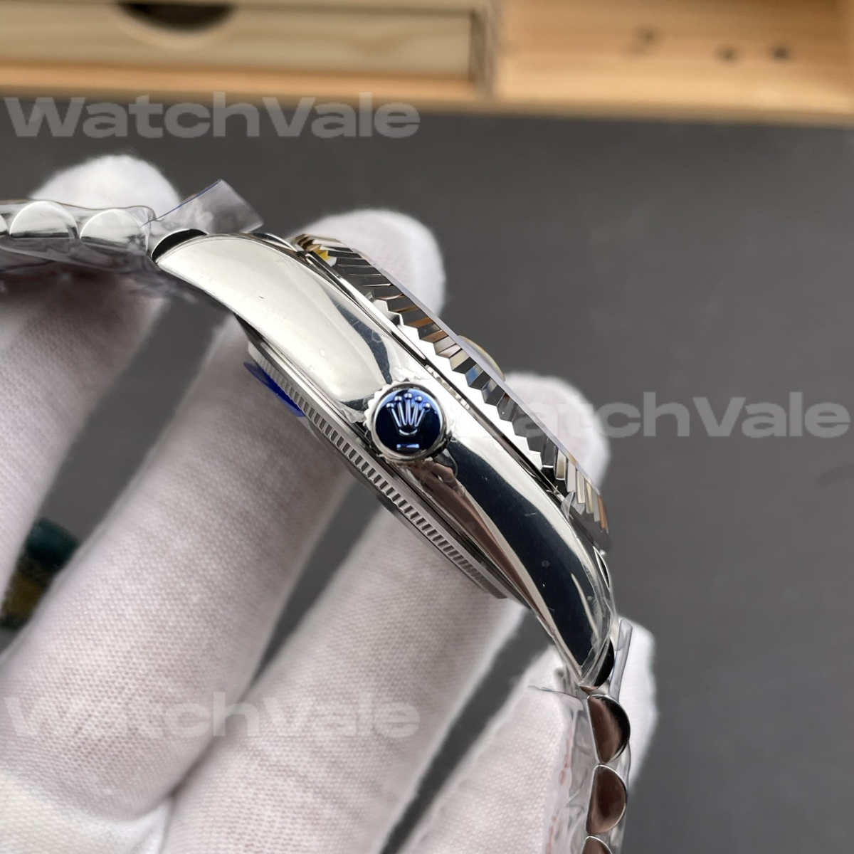 Rolex Oyster Perpetual Sky-Dweller Blue Dial Super Clone Replica White Rolesor 42mm