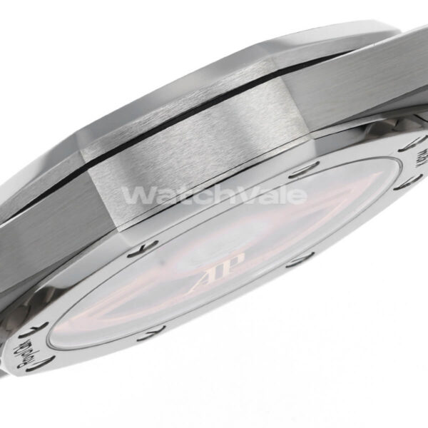 Silver tapisserie dial Audemars Piguet Royal Oak steel replica watch