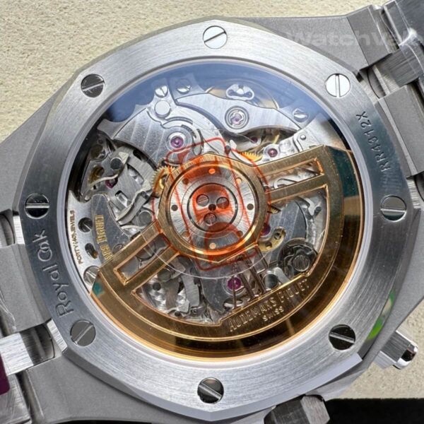 Audemars Piguet 26240ST khaki replica side profile showing case on wrist
