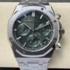 Audemars Piguet 26240ST khaki replica caseback and movement view