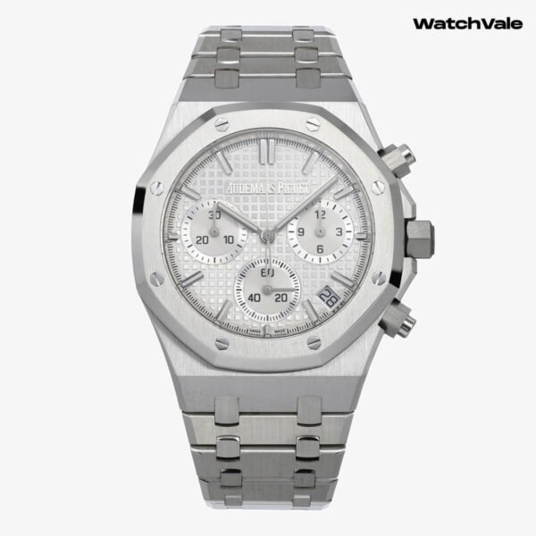 Audemars Piguet Royal Oak Chronograph 26240ST silver dial stainless steel super clone replica