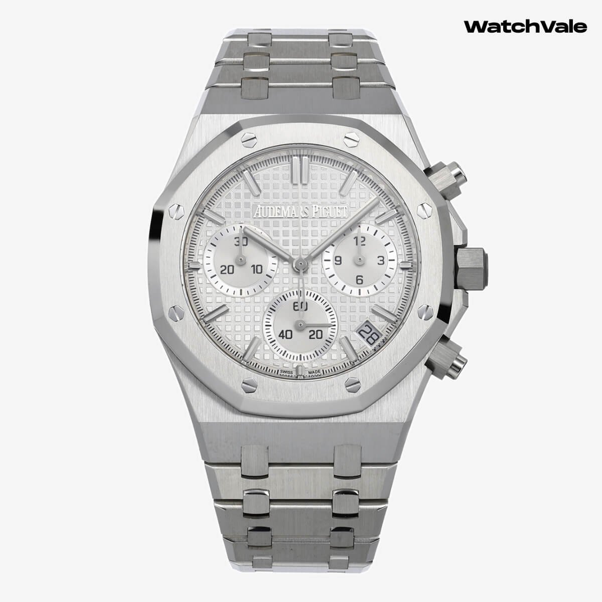 Audemars Piguet Royal Oak Chronograph 26240ST silver dial stainless steel super clone replica