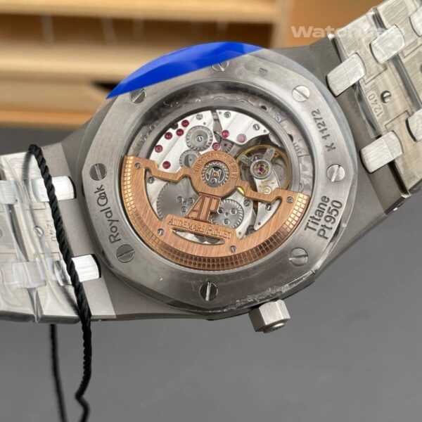 Smoked blue tapisserie dial Audemars Piguet Royal Oak Jumbo replica watch