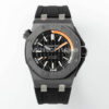 Audemars Piguet Royal Oak Offshore Diver black dial orange accents close-up replica watch