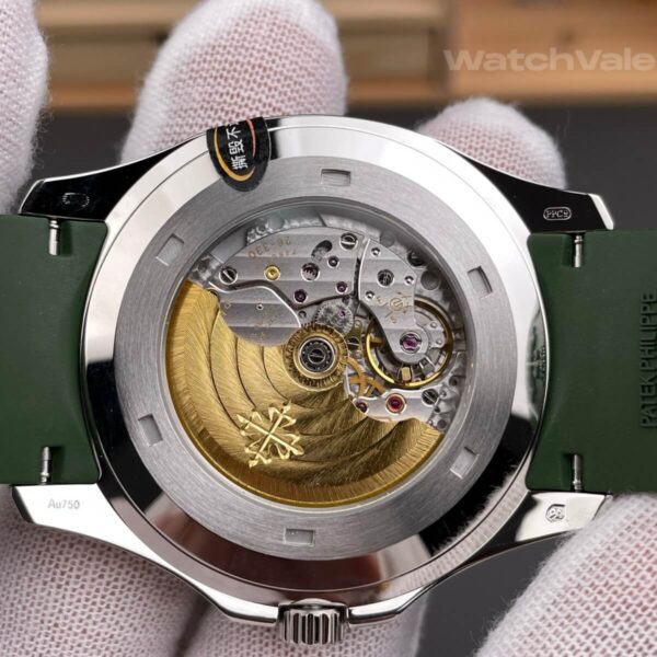 Patek Philippe Aquanaut 5168G-010 Khaki Green Dial super clone front view