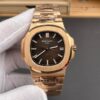 Patek Philippe Nautilus 5711/1R-001 Rose Gold Brown Dial super clone front view