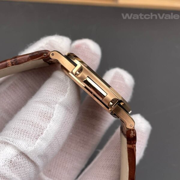 Super clone Nautilus rose gold rounded octagonal bezel with exposed screws
