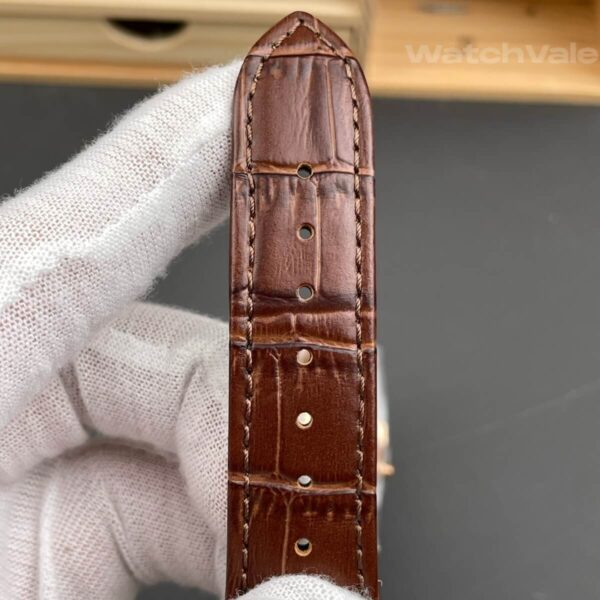 Super clone Patek 5711R-001 leather strap worn on wrist lifestyle photo