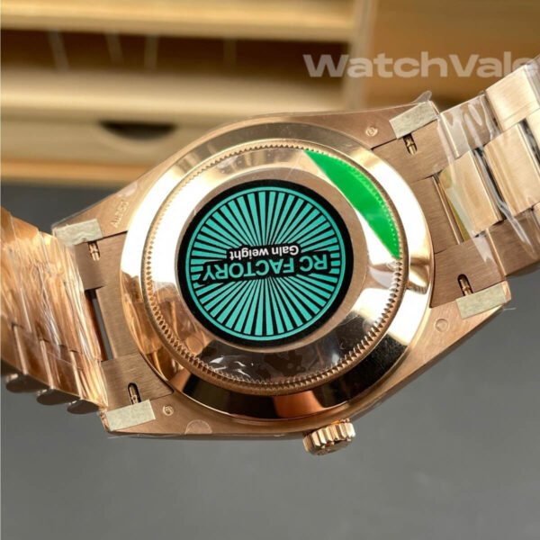 Rolex Day-Date 40 228235 chocolate dial Everose gold super clone replica