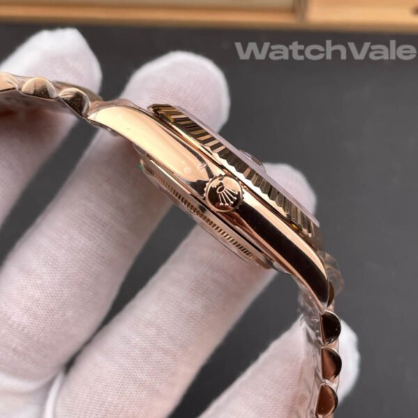 Chocolate dial Rolex Day-Date Everose gold replica watch