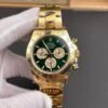 Rolex Daytona 116508-0013 John Mayer Green Dial Yellow Gold super clone front view