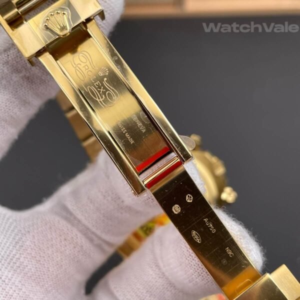 Daytona John Mayer super clone yellow gold Oyster bracelet detail