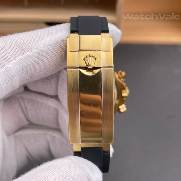Rolex Daytona 126518LN champagne replica caseback and movement view
