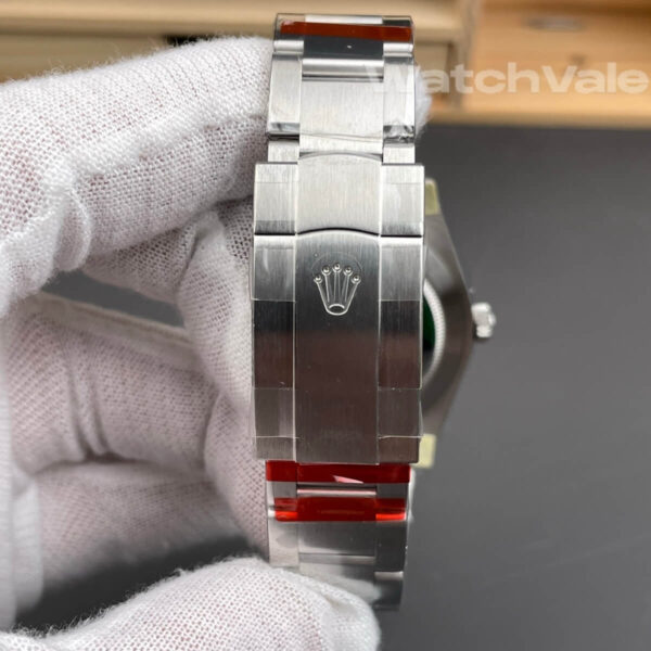 Rolex Oyster Perpetual black dial hour markers replica watch