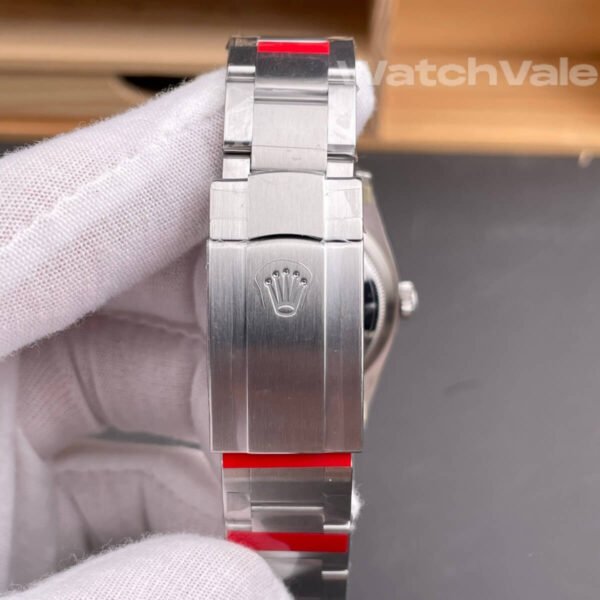 Rolex Oyster Perpetual blue dial hour markers replica watch