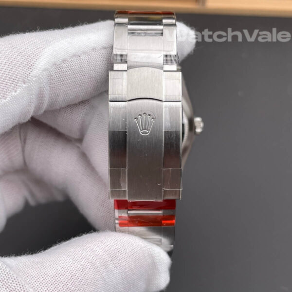 Rolex Oyster Perpetual green dial hour markers replica watch