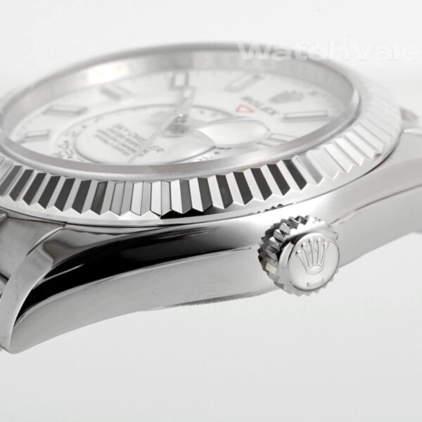Rolex Sky-Dweller 336934 Ring Command bezel side view replica