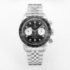 Tudor Black Bay Chrono reverse Panda dial close-up replica watch