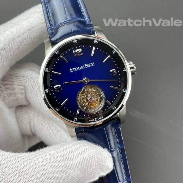 Audemars Piguet Code 11.59 Flying Tourbillon 26396BC.OO.D321CR.01 smoked blue enamel super clone replica