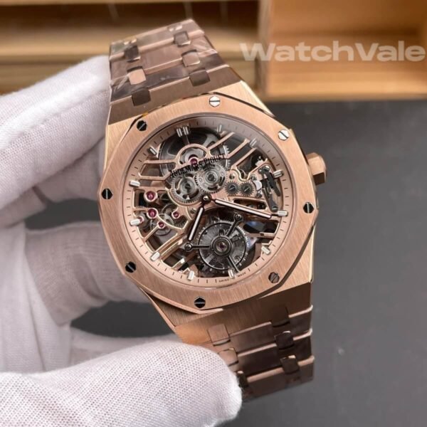 Audemars Piguet Royal Oak Tourbillon Extra-Thin Openworked 26518OR.OO.1220OR.01 slate grey best replica