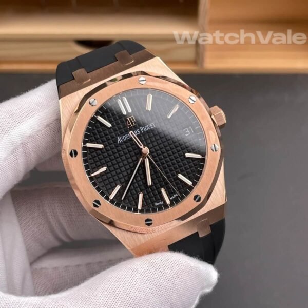 Audemars Piguet Royal Oak 15500OR black dial rose gold best replica