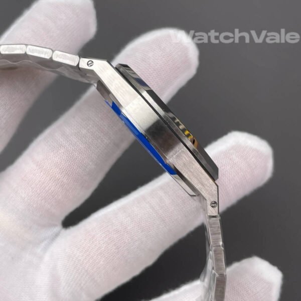 Audemars Piguet Royal Oak Double Balance Wheel slate grey skeleton dial close-up replica watch