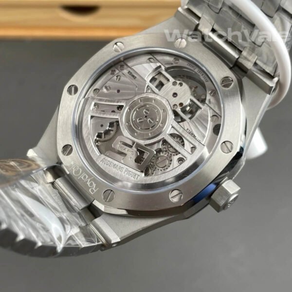 Audemars Piguet Royal Oak Flying Tourbillon 41mm white gold bracelet replica on wrist
