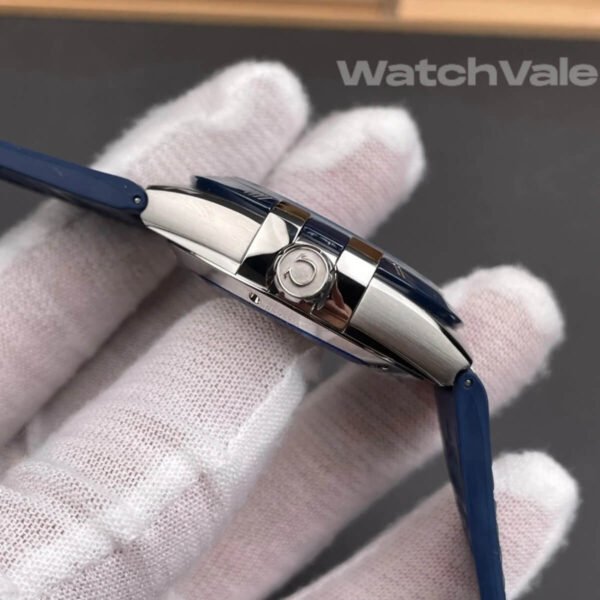 Blue dial blue ceramic bezel Omega Constellation replica watch