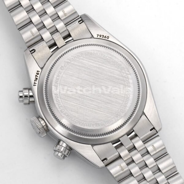 Tudor Black Bay Chrono M79360N-0013 bezel side view replica