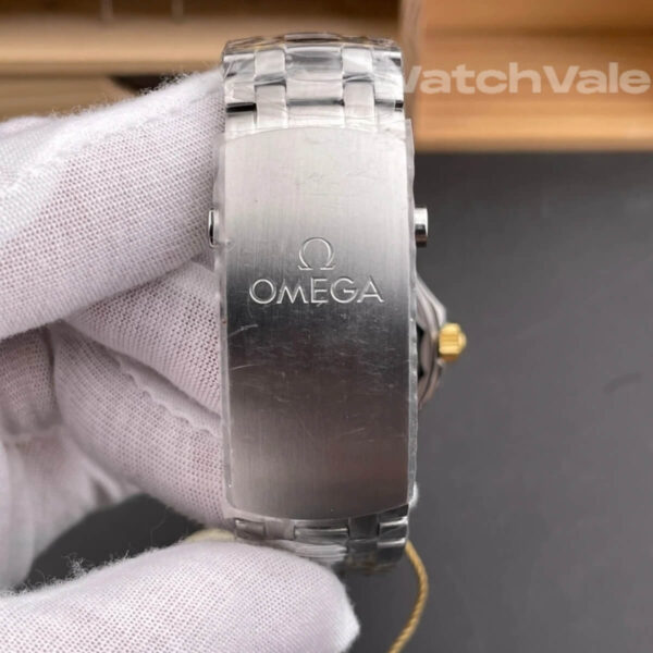 Omega Seamaster Diver 300M Sedna gold skeleton hands hour markers replica watch