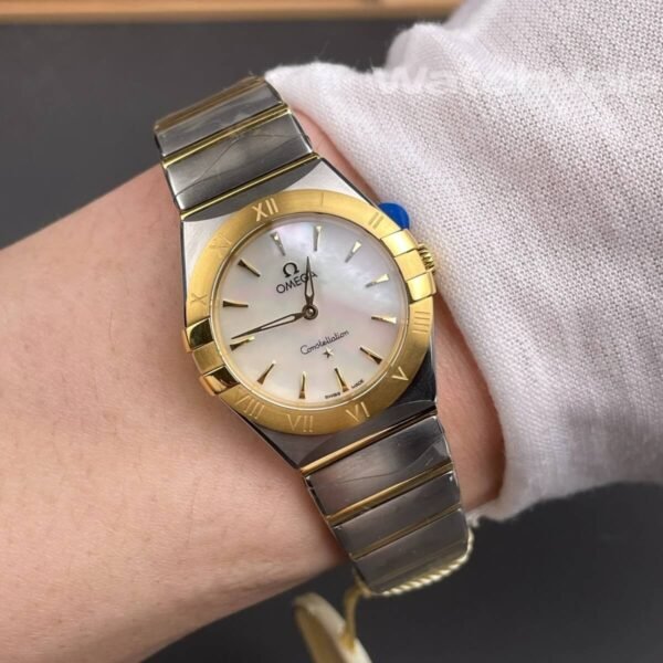 Omega Constellation Manhattan 131.20.25.60.05.002 replica watch back view