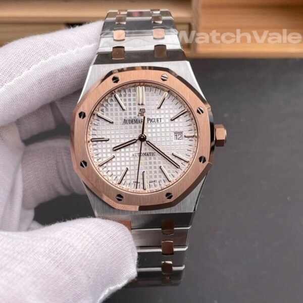 Audemars Piguet Royal Oak rose gold hour markers replica watch