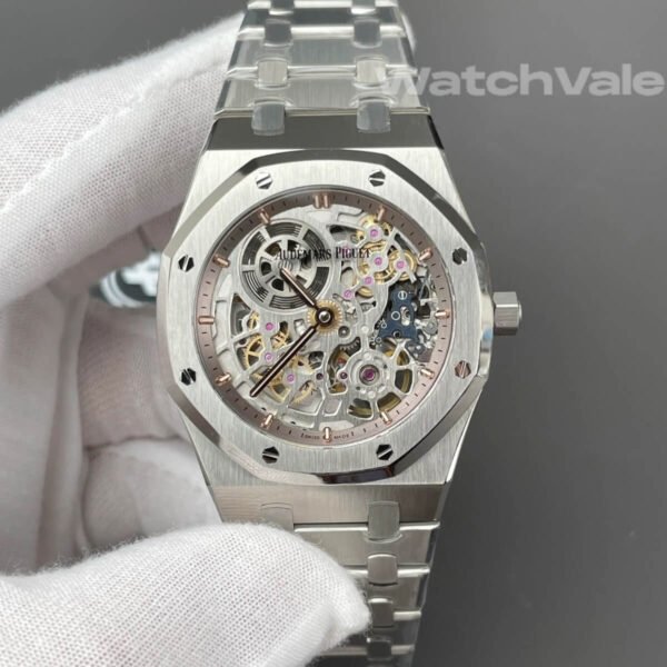 Audemars Piguet Royal Oak Double Balance Wheel stainless steel bracelet detail replica
