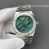 Green Grande Tapisserie dial moonphase Audemars Piguet Royal Oak replica watch