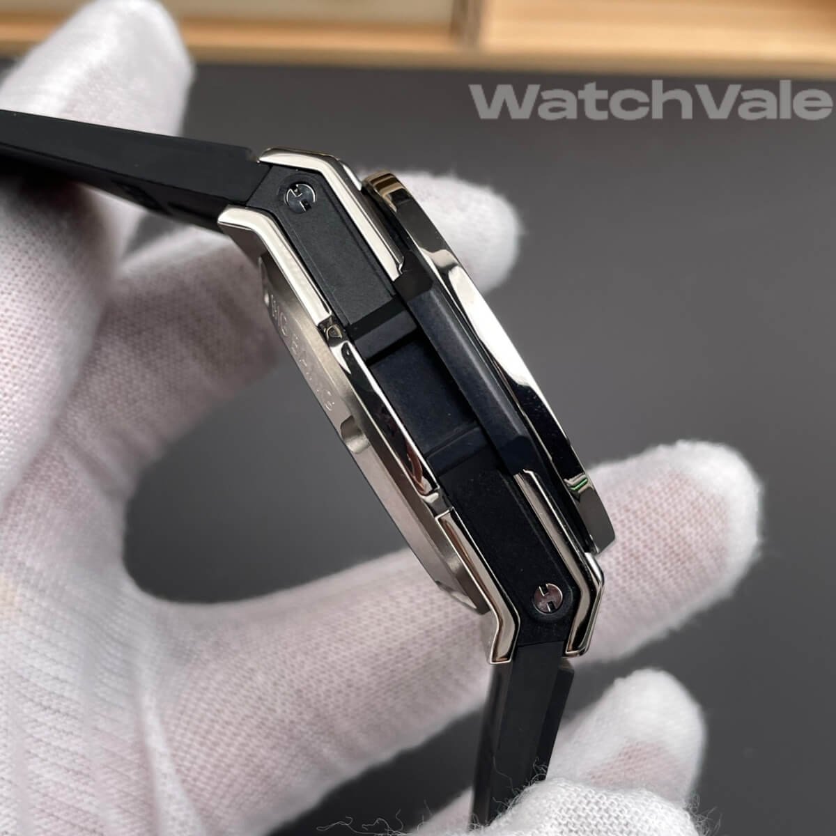 Hublot Big Bang Unico Titanium skeleton dial close-up replica watch