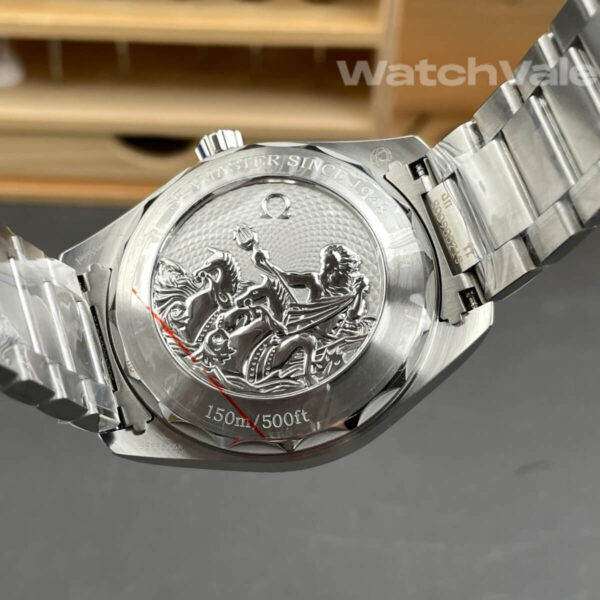 Blue teak pattern dial Omega Seamaster Aqua Terra replica watch